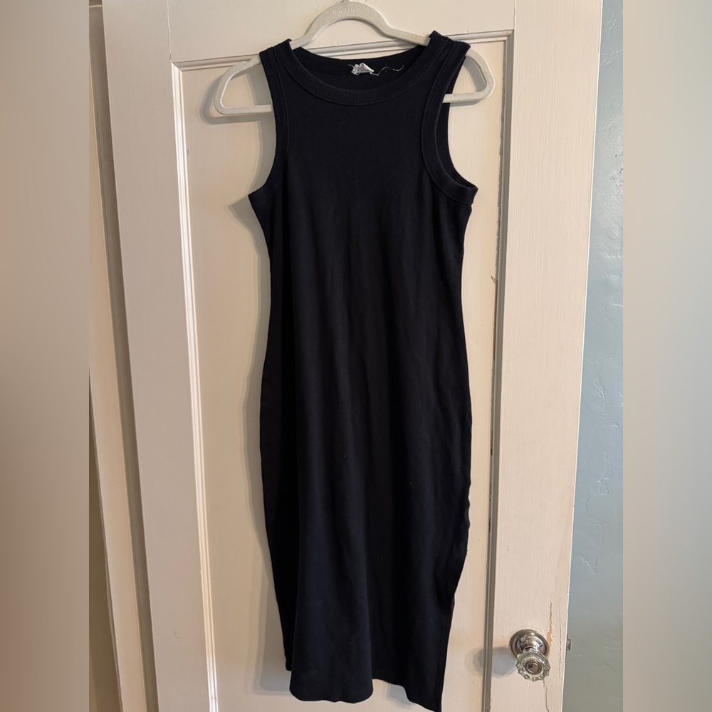 Cotton On Black Sleeveless Midi Dress